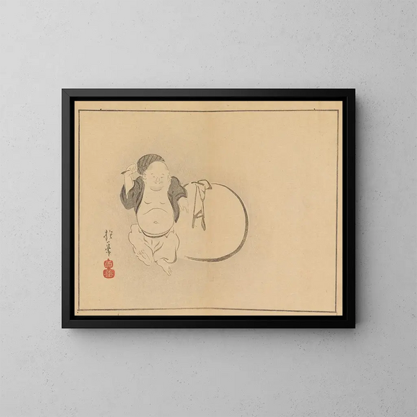 Sakai Hoitsu, Malerei 23 - Sakai Hōitsu — gerahmtes Bild an der Wand