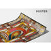 Reproduktion des Gemäldes Salle de la forêt de sapins, ville géante au lac des sorcières - Adolf Wölfli
