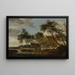 L'abreuvoir - Salomon van Ruysdael — quadro incorniciato alla parete