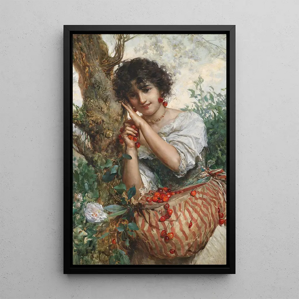 Le temps des cerises - Salvatore Postiglione — framed artwork on a wall