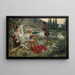Motiv des Decameron - Salvatore Postiglione — gerahmtes Bild an der Wand