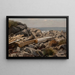 Felsenstrand an der Pazifikküste - Samuel Colman — gerahmtes Bild an der Wand