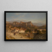 Die Hügel der Alhambra, Granada - Samuel Colman — gerahmtes Bild an der Wand