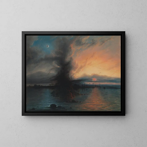 Le Rocher du Salut - Samuel Colman — quadro incorniciato alla parete