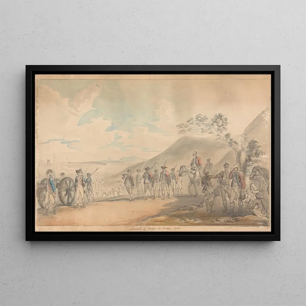 Samuel Davis - March of Troops in India.webp