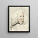 Tête d'homme à droite - Samuel Henri Mendes da Costa — quadro incorniciato alla parete