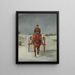 Der Postwagen im Winter - Samuel Henry Alken — gerahmtes Bild an der Wand