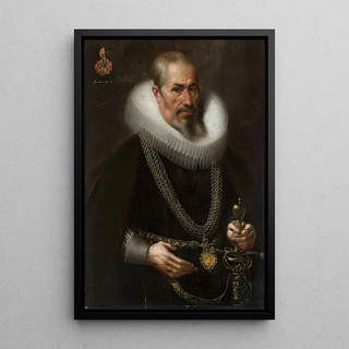 Samuel Hofmann - Portrait of a man in a frill.webp