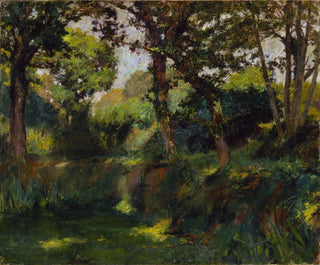 Samuel Isham - Wooded Landscape.webp