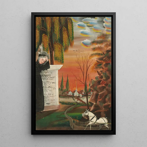 Memorial of the Eaton Family - Samuel Jordan — framed artwork on a wall