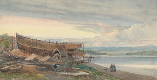 Samuel Lucas - Boat Building on the Teign.webp