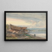 Bau von Booten auf der Teign - Samuel Lucas — gerahmtes Bild an der Wand