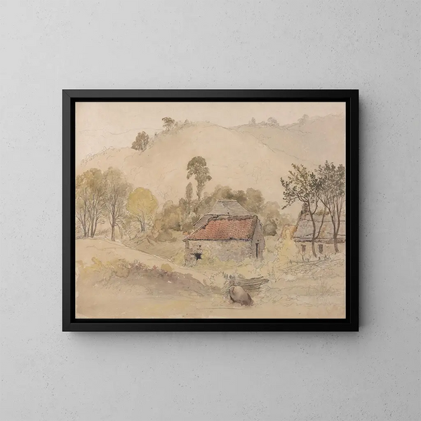 Le Granges - Samuel Palmer — quadro incorniciato alla parete