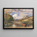 Holzwagen, der einen Bach überquert - Samuel Palmer — gerahmtes Bild an der Wand
