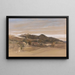 Collines d'Underriver near Sevenoaks, Kent, from the gardens of J. Herries Esq - Samuel Palmer — framed artwork on a wall