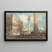 Ansicht des Dogenpalasts zur Riva degli Schiavoni, Venedig - Samuel Prout — gerahmtes Bild an der Wand