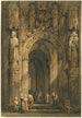 Innenansicht einer Kathedrale - Samuel Prout — Ansicht des Kunstwerks