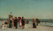 Spettacolo di Punch e Judy sulla spiaggia - Samuel S. Carr — vista dell’opera