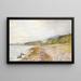auf dem Dunrobin-Strand - Samuel William Oscroft — gerahmtes Bild an der Wand