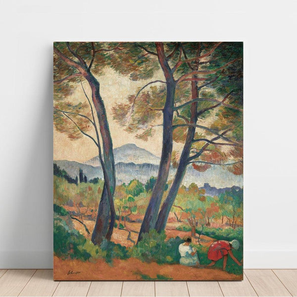 Reproduktion des Gemäldes Sanary, Blick auf den Cap Sicié - Henri Lebasque