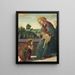 La Vierge à l'Enfant avec le jeune saint Jean-Baptiste - Sandro Botticelli — quadro incorniciato alla parete