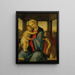 La Vierge à l'Enfant avec le petit saint Jean-Baptiste - Sandro Botticelli — quadro incorniciato alla parete