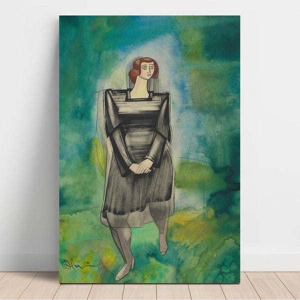 Sans titre Figure féminine - Karl Wiener | Reproduction Tableau Décoration murale affiche copie
