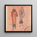 senza titolo due donne II - Karl Wiener — quadro incorniciato alla parete