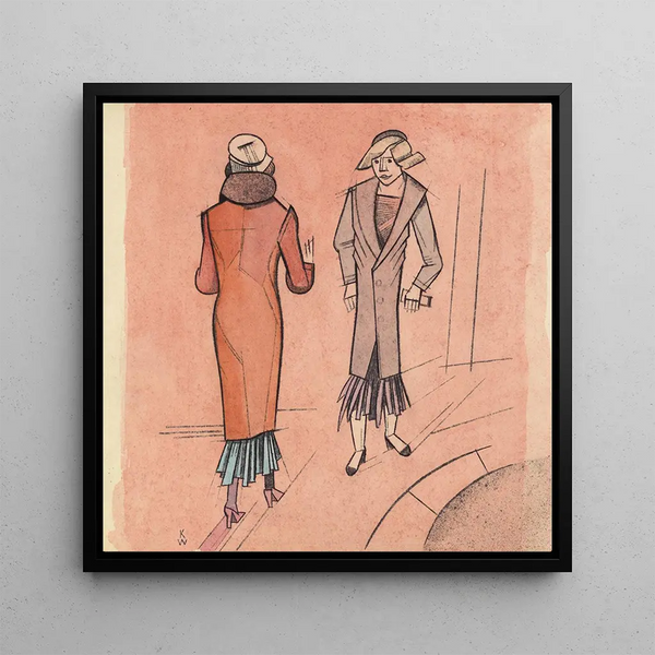 Sans titre deux femmes II - Karl Wiener