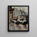 Parco a Parigi - Santeri Salokivi — quadro incorniciato alla parete