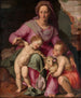 La Vierge à l'Enfant avec le petit saint Jean-Baptiste - Santi di Tito — vista dell’opera