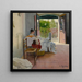 Die Schneiderin Sitges - Santiago Rusiol — gerahmtes Bild an der Wand