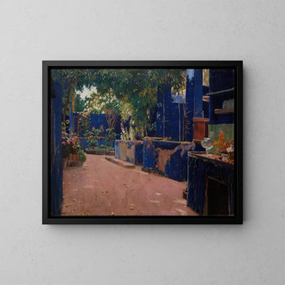 Santiago Rusiol - Blue Courtyard Arenys de Munt.webp