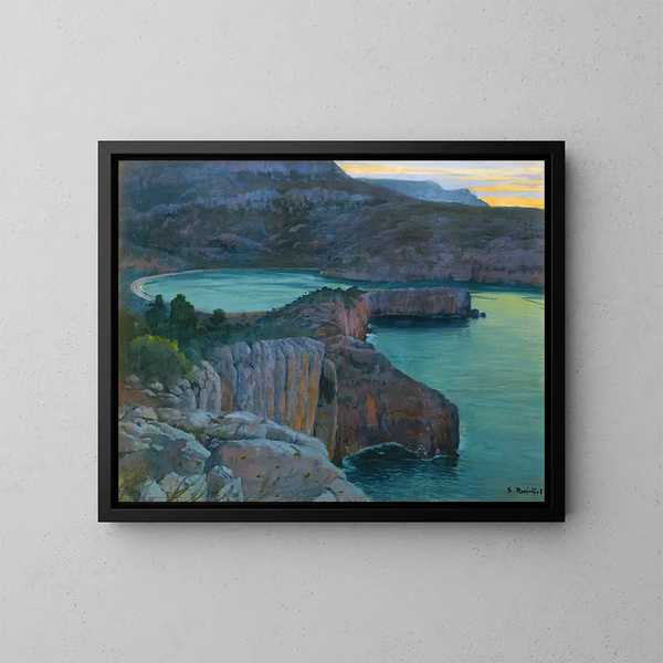 Cala Grisa - Santiago Rusiñol — quadro incorniciato alla parete