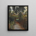 Chemin des roses - Santiago Rusiñol — gerahmtes Bild an der Wand