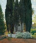 La Fontaine des Cyprès - Santiago Rusiñol — vista dell’opera