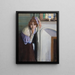 Fille qui rit - Santiago Rusiñol — quadro incorniciato alla parete