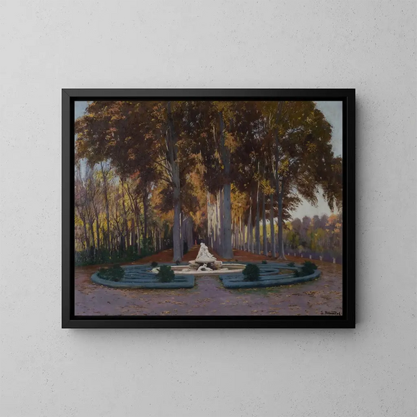 Otoal - Santiago Rusiñol — gerahmtes Bild an der Wand