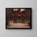 Der Anlegesteg - Santiago Rusiñol — gerahmtes Bild an der Wand