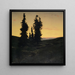 Sapins - Arnold Böcklin — gerahmtes Bild an der Wand