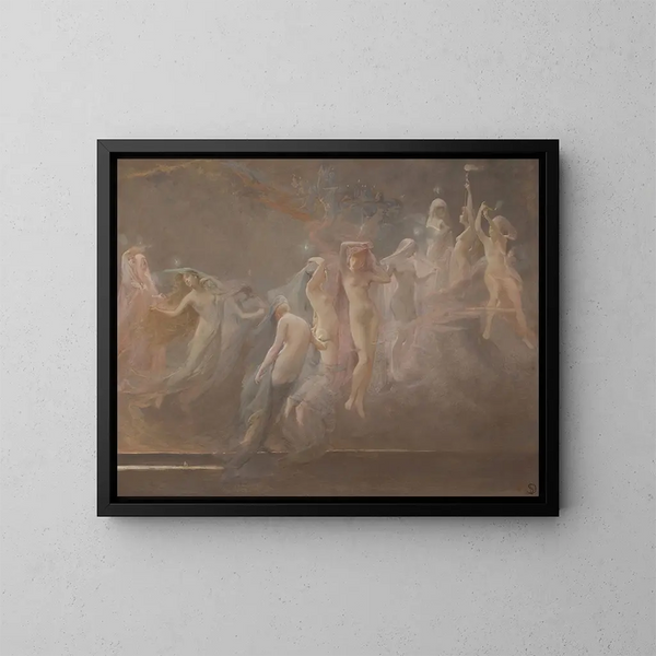 Die Morgensterne - Sarah Paxton Ball Dodson — gerahmtes Bild an der Wand