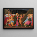 La Trahison du Christ - Sassetta — gerahmtes Bild an der Wand