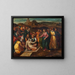 Die Auferstehung Lazars - Scarsellino — gerahmtes Bild an der Wand