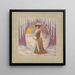 Scène d'hiver - Anonyme — quadro incorniciato alla parete