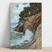 Riproduzione del dipinto Scène sulla costa di Nervi - Alfred Zoff