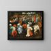 La Danse de la Mariée - Ecole de Pieter Brueghel II — quadro incorniciato alla parete