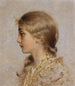 Mädchen von Profil - Sebastian Lucius — Ansicht des Kunstwerks