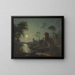 Flusslandschaftsszene - Sebastian Pether — gerahmtes Bild an der Wand