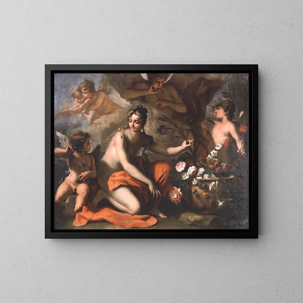 Flore - Sebastiano Ricci — gerahmtes Bild an der Wand