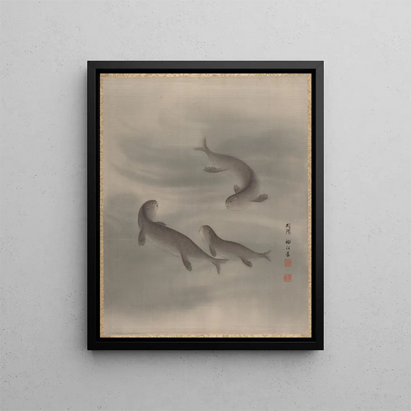 Seki Shk - Otters Swimming.webp